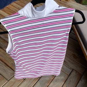 Tail Golf sports Collar 3/4 zip Tank top M